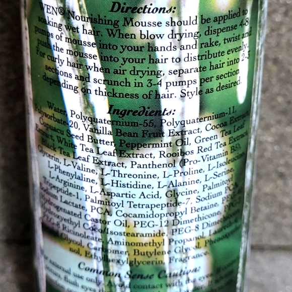 NEW Wen Winter Vanilla Mint Nourishing Mousse 7.5 oz 221 mL  SEALED - Picture 4 of 6